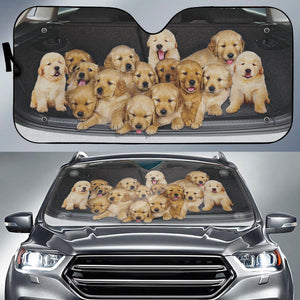 Puppy Overload Auto Sun Shade