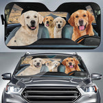 Dog Family Trip V2 Auto Sun Shade