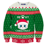 Meowy Christmas Unisex Sweater