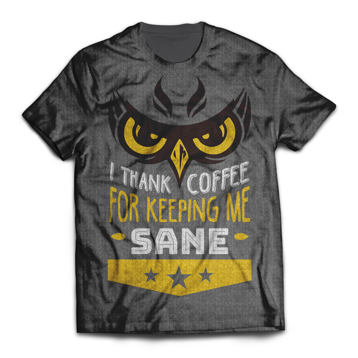 I Thank Coffee Unisex T-Shirt M