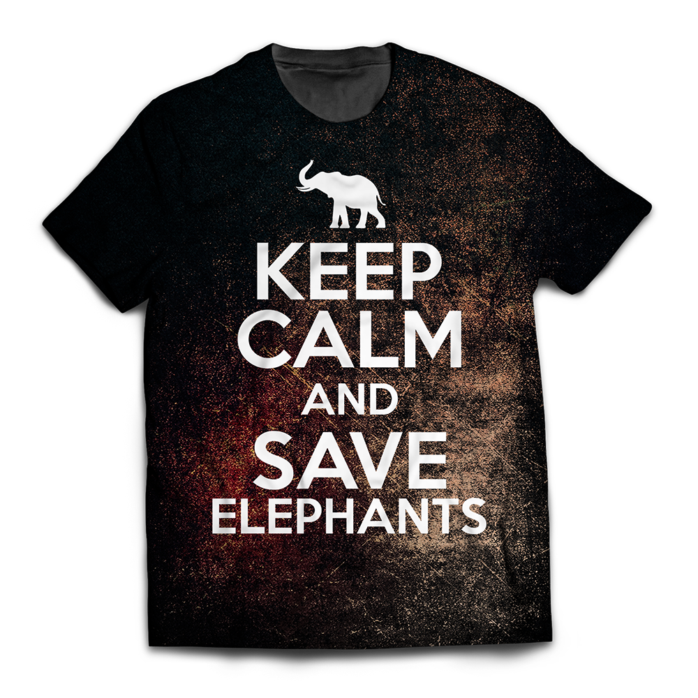 Keep Calm And Save Elephants Unisex T-Shirt