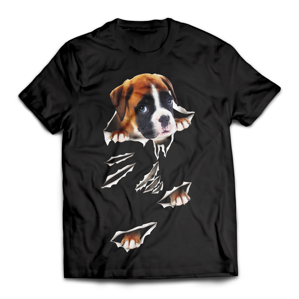 Boxer-Torn Unisex T-Shirt