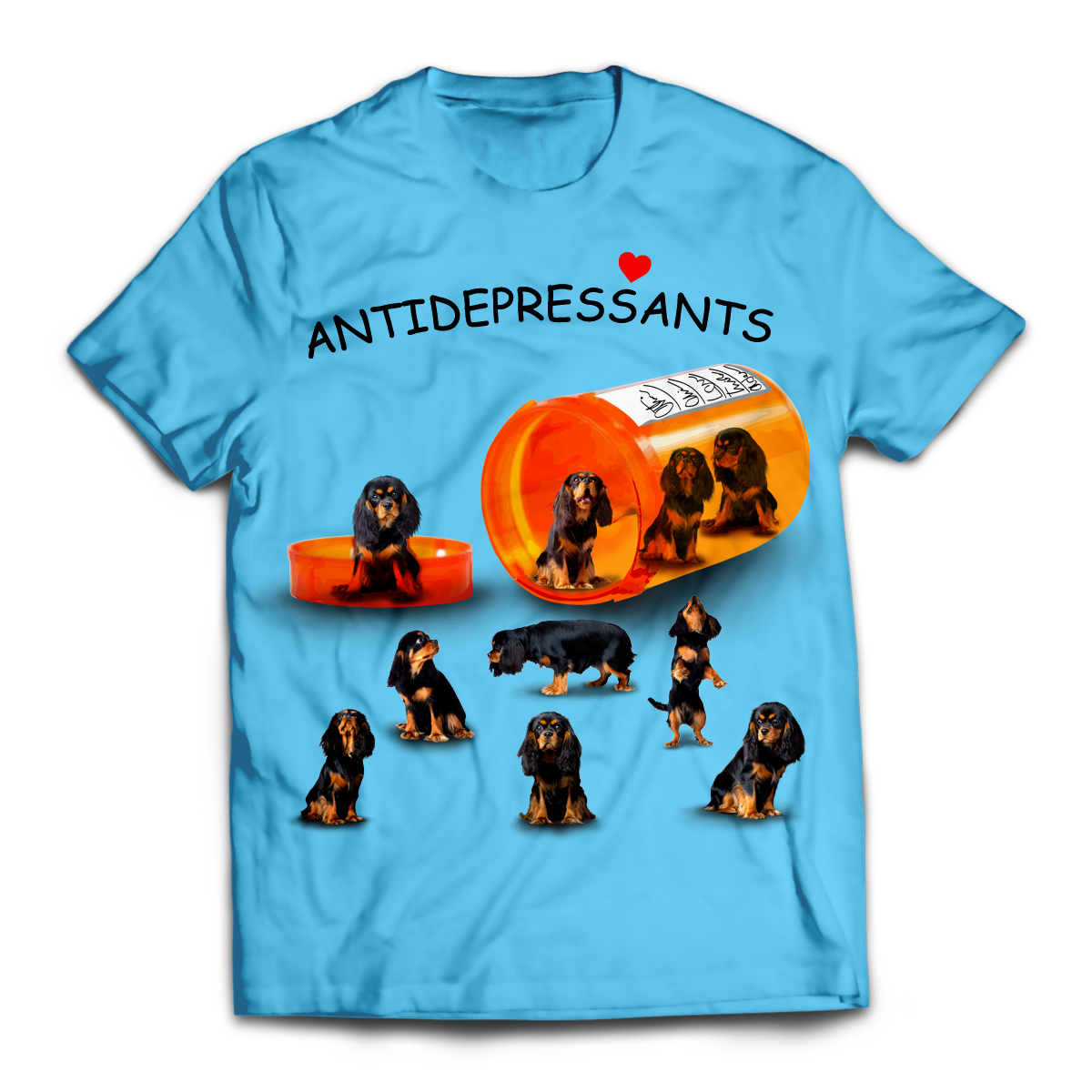 Antidepressant Dogs Unisex T-Shirt