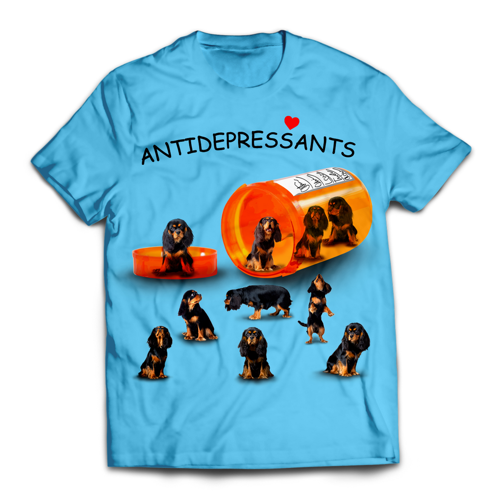 Antidepressant Dogs Unisex T-Shirt