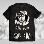 Husky-Torn Unisex T-Shirt