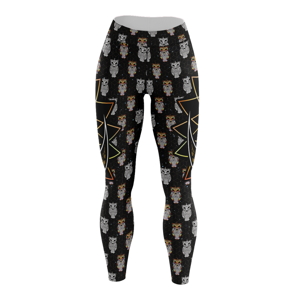 Electro Owl Unisex Tights