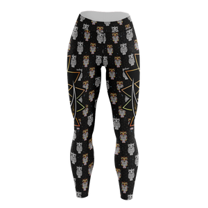 Electro Owl Unisex Tights