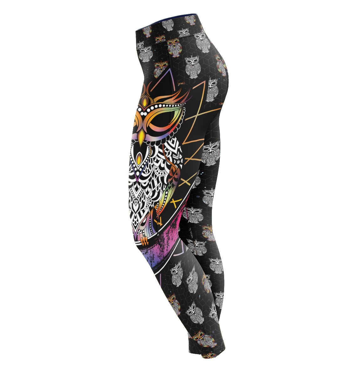 Electro Owl Unisex Tights