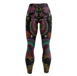 Floral Dragon Unisex Tights