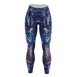 Owl Blues Unisex Tights