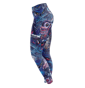 Owl Blues Unisex Tights