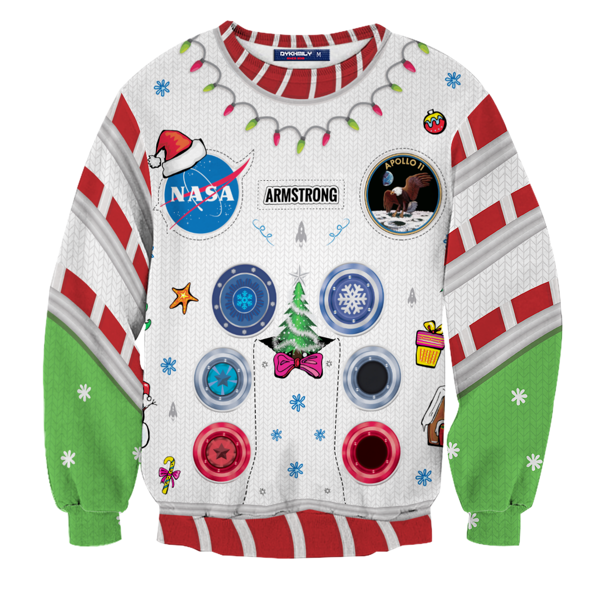 Armstrong Space Suite Christmas Unisex Sweater