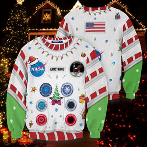 Armstrong Space Suite Christmas Unisex Sweater