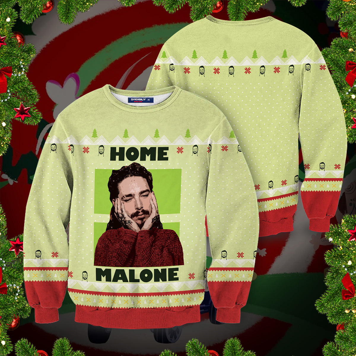 Home Malone Christmas Unisex Sweater