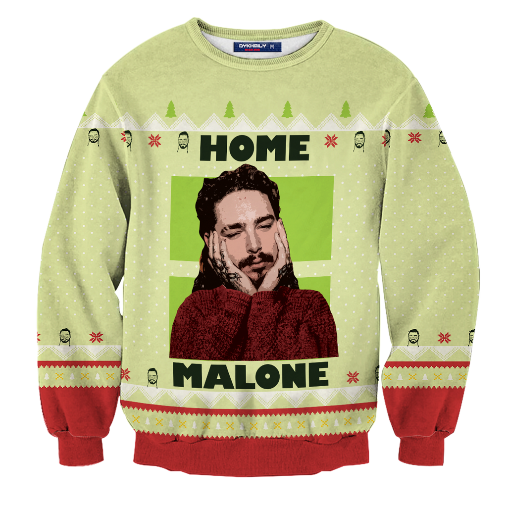 Home Malone Christmas Unisex Sweater