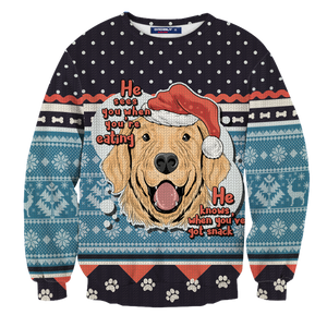 Santa Paws Is Coming To Town Unisex Sweater