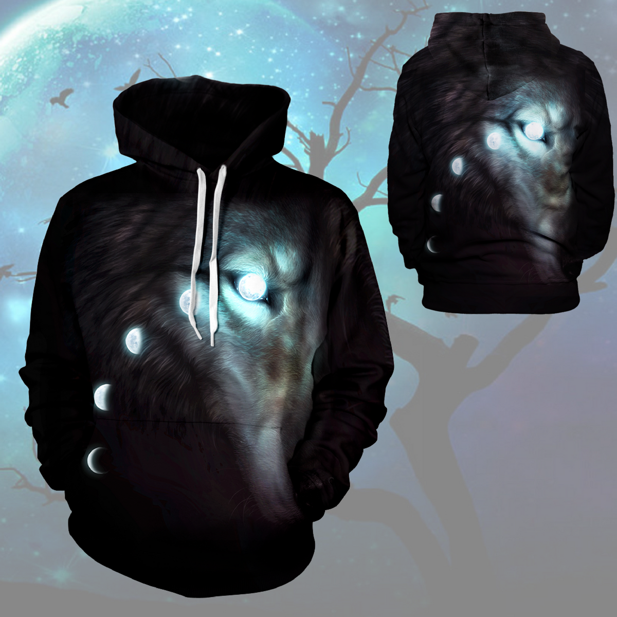 Hunters Moon Unisex Pullover Hoodie