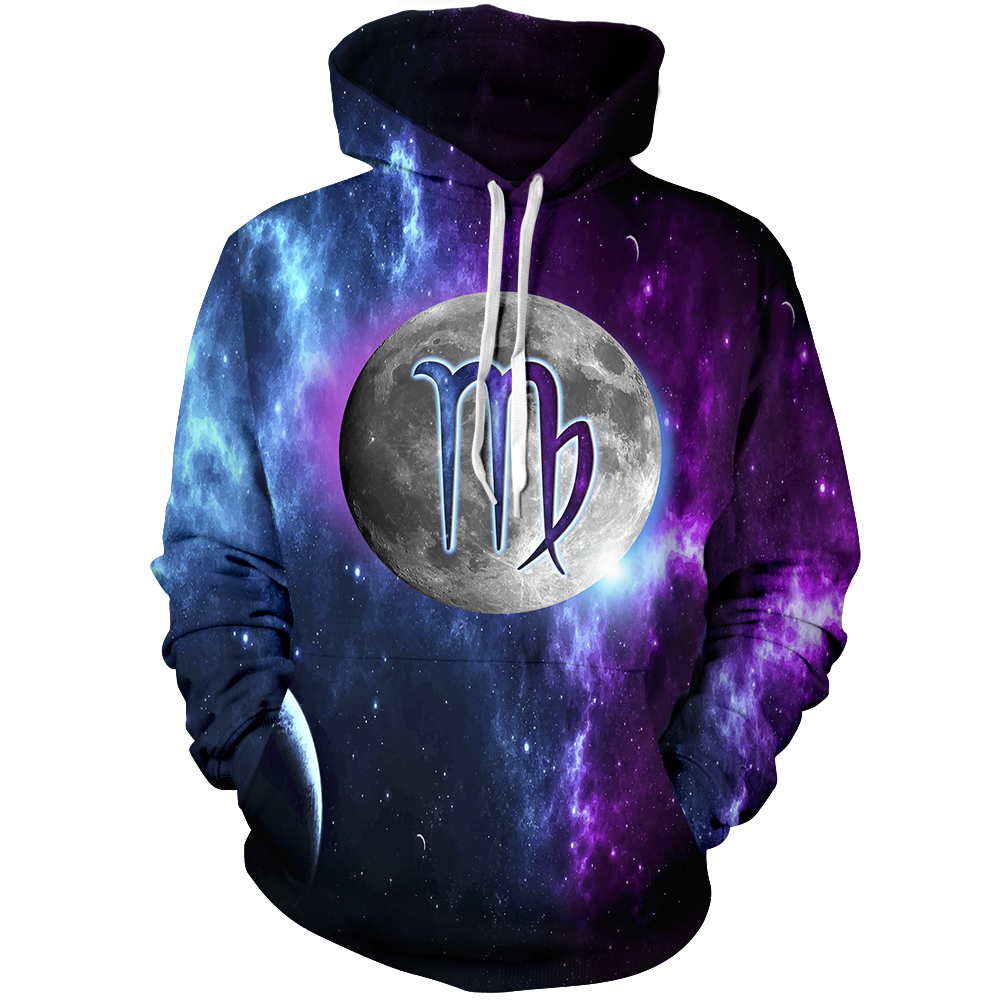 Virgo Galaxy Unisex Pullover Hoodie M