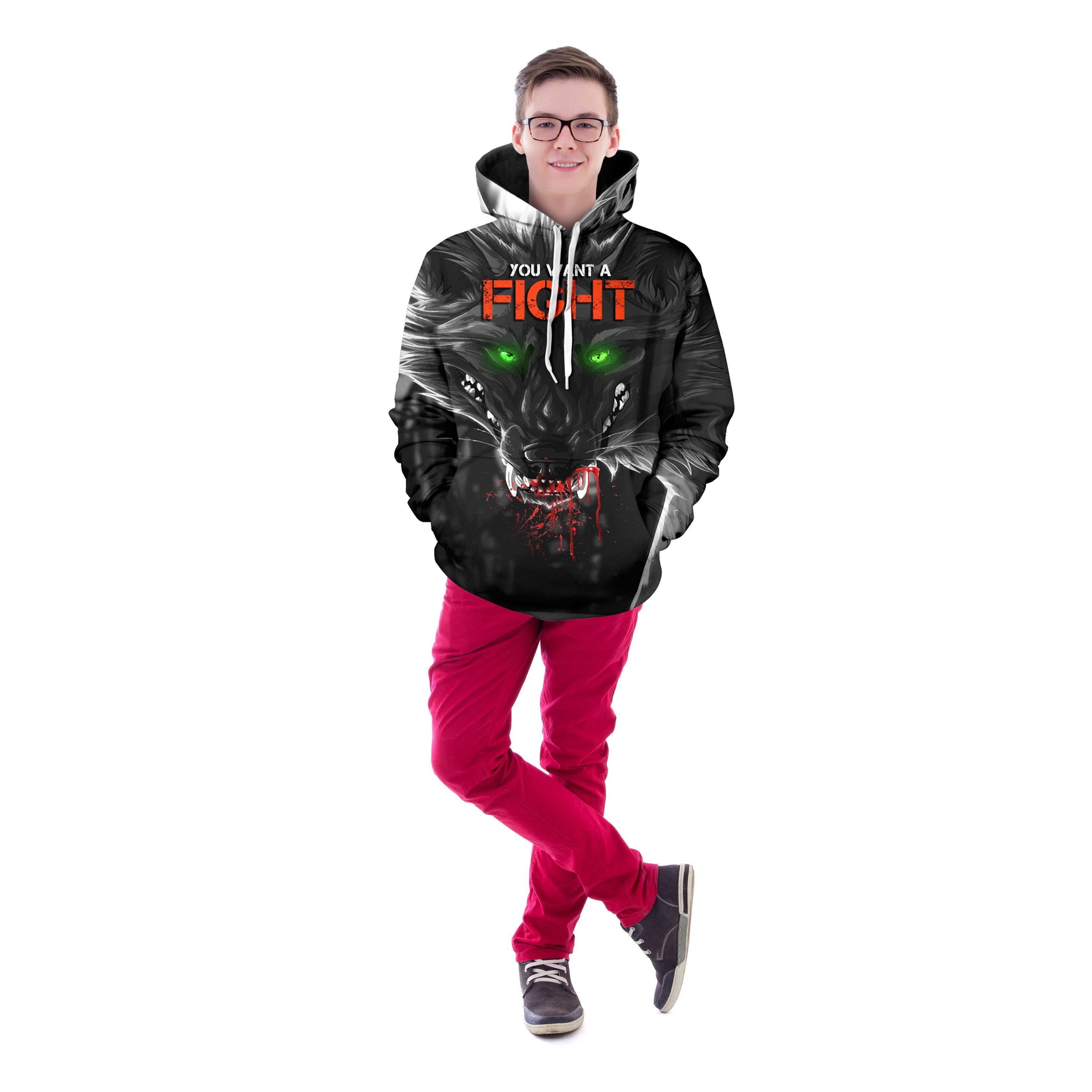 You Want A Fight Ill Bring War Unisex Pullover Hoodie