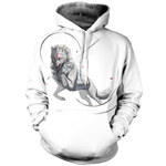 Wolf Senses Unisex Pullover Hoodie M