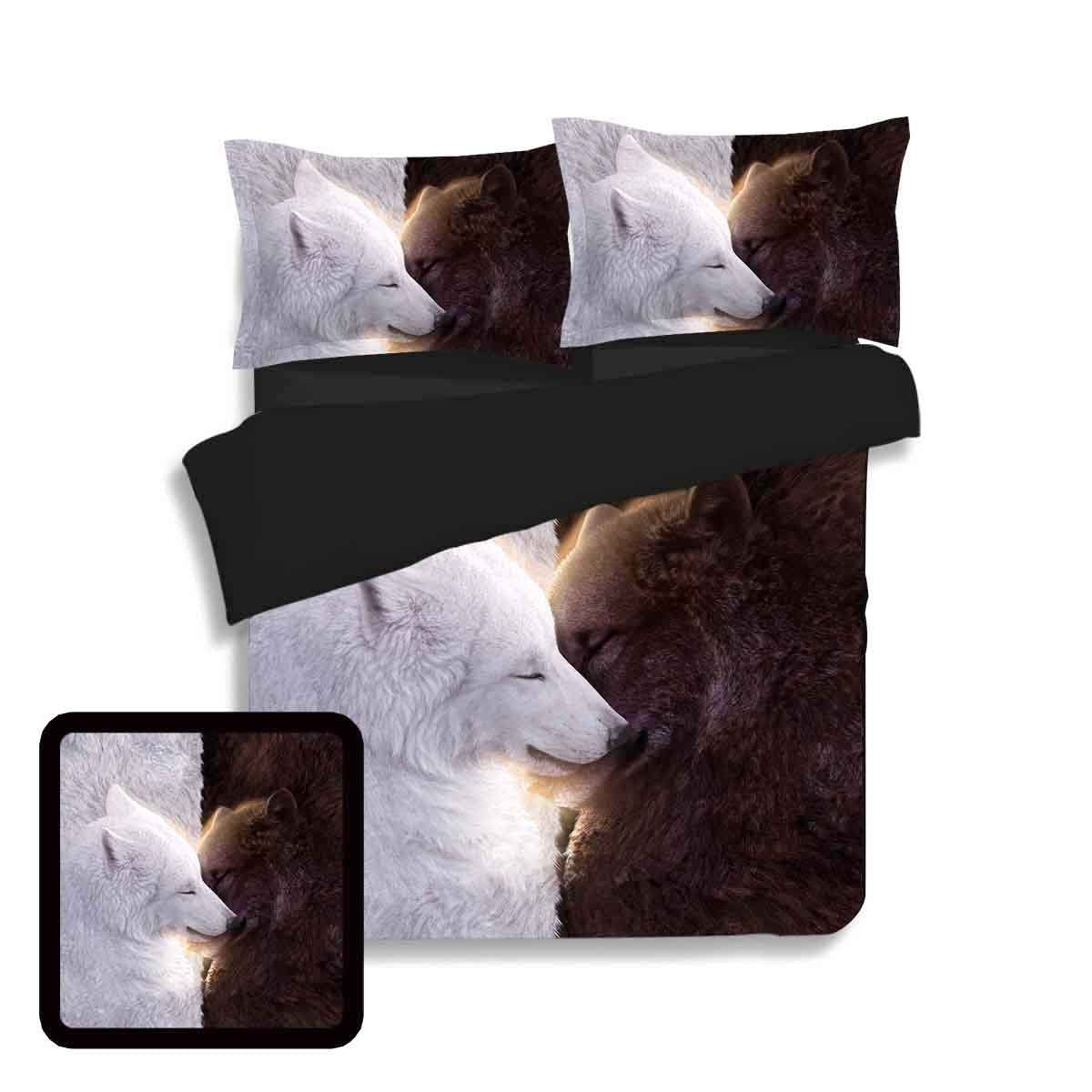 Wolf Mates Bedding Set Twin Beddings