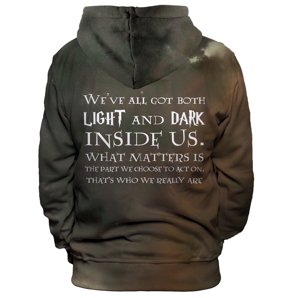 Light And Dark Unisex Pullover Hoodie