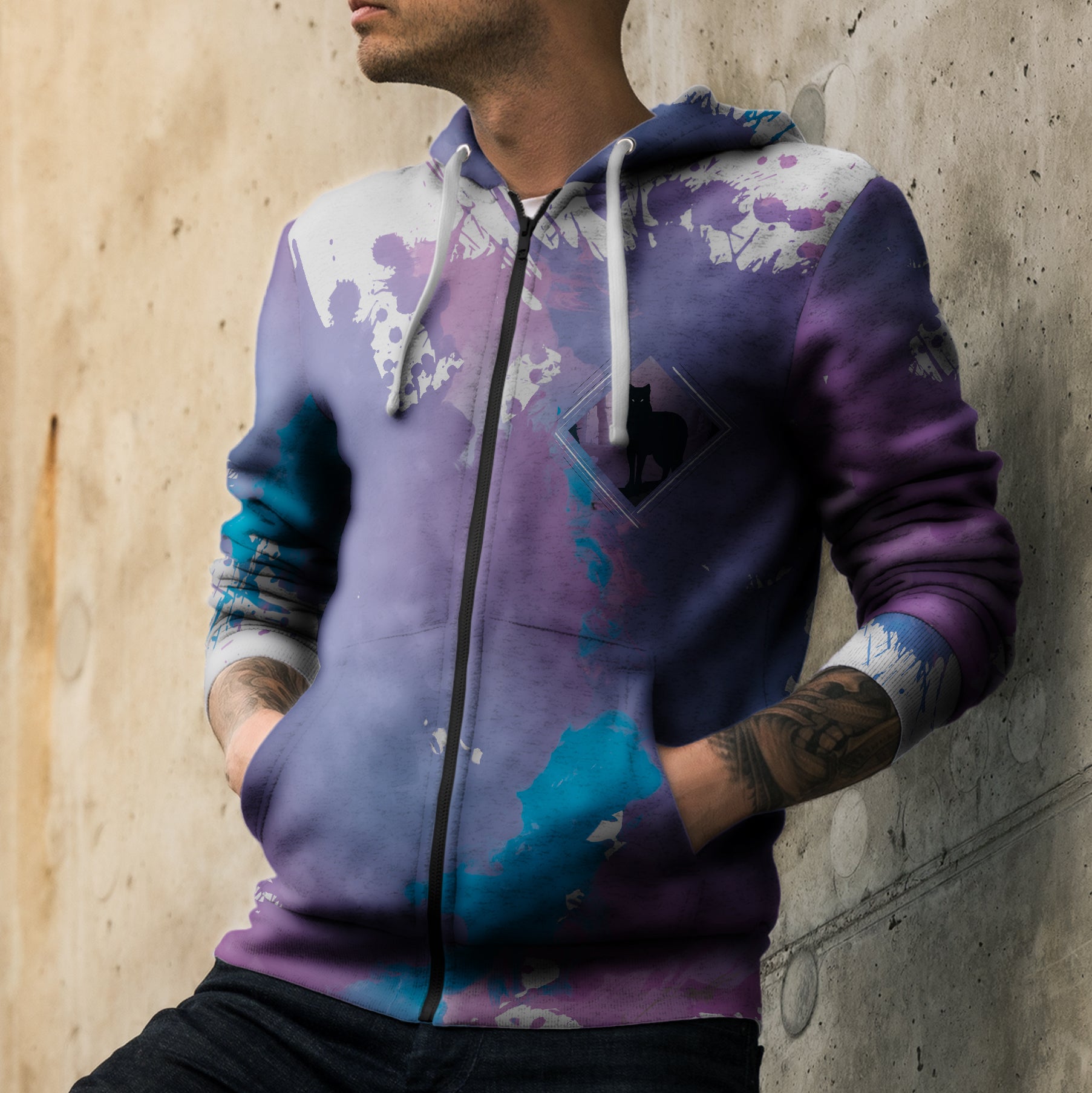 Into the Woods Unisex Zipped Hoodie