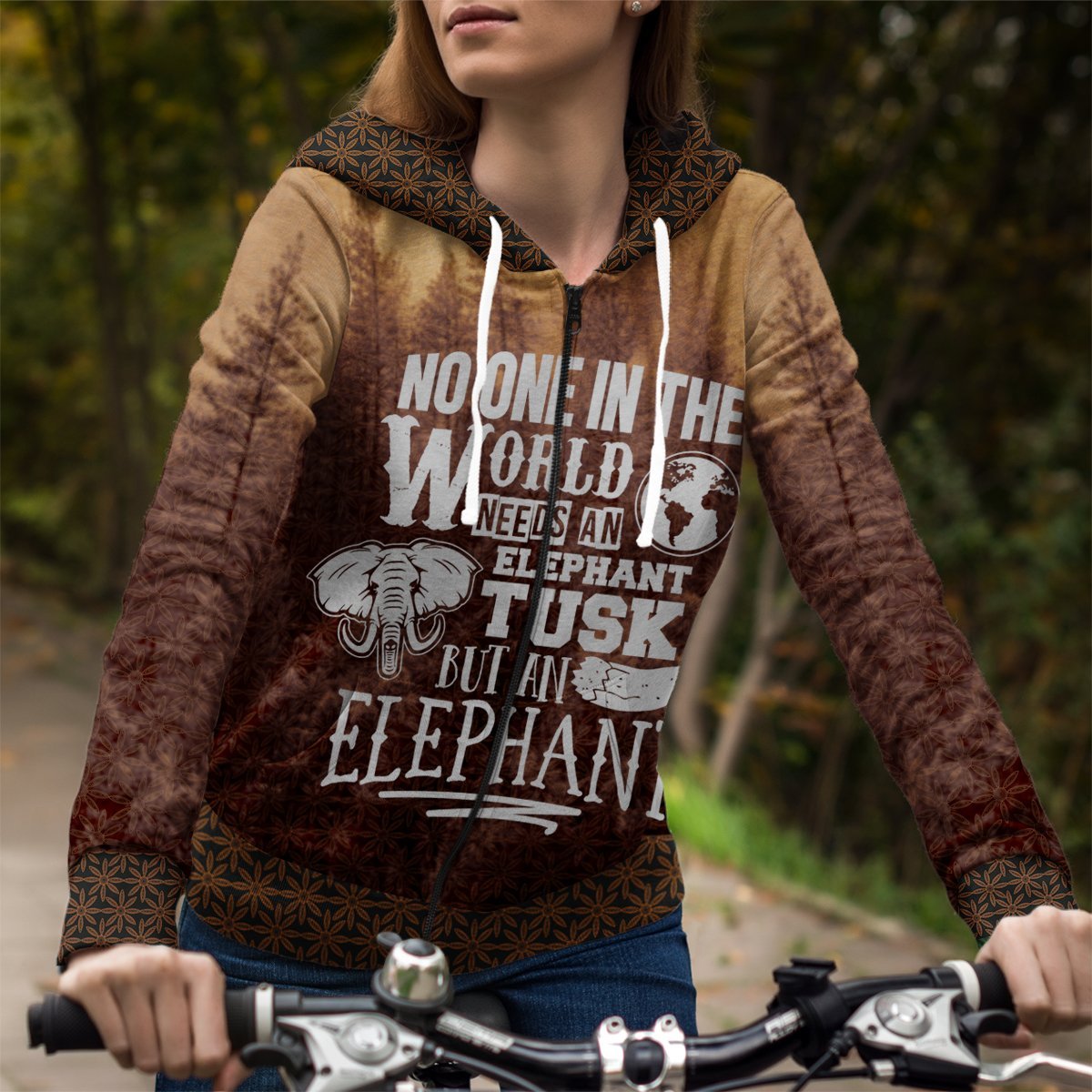 No One Unisex Zipped Hoodie Zip