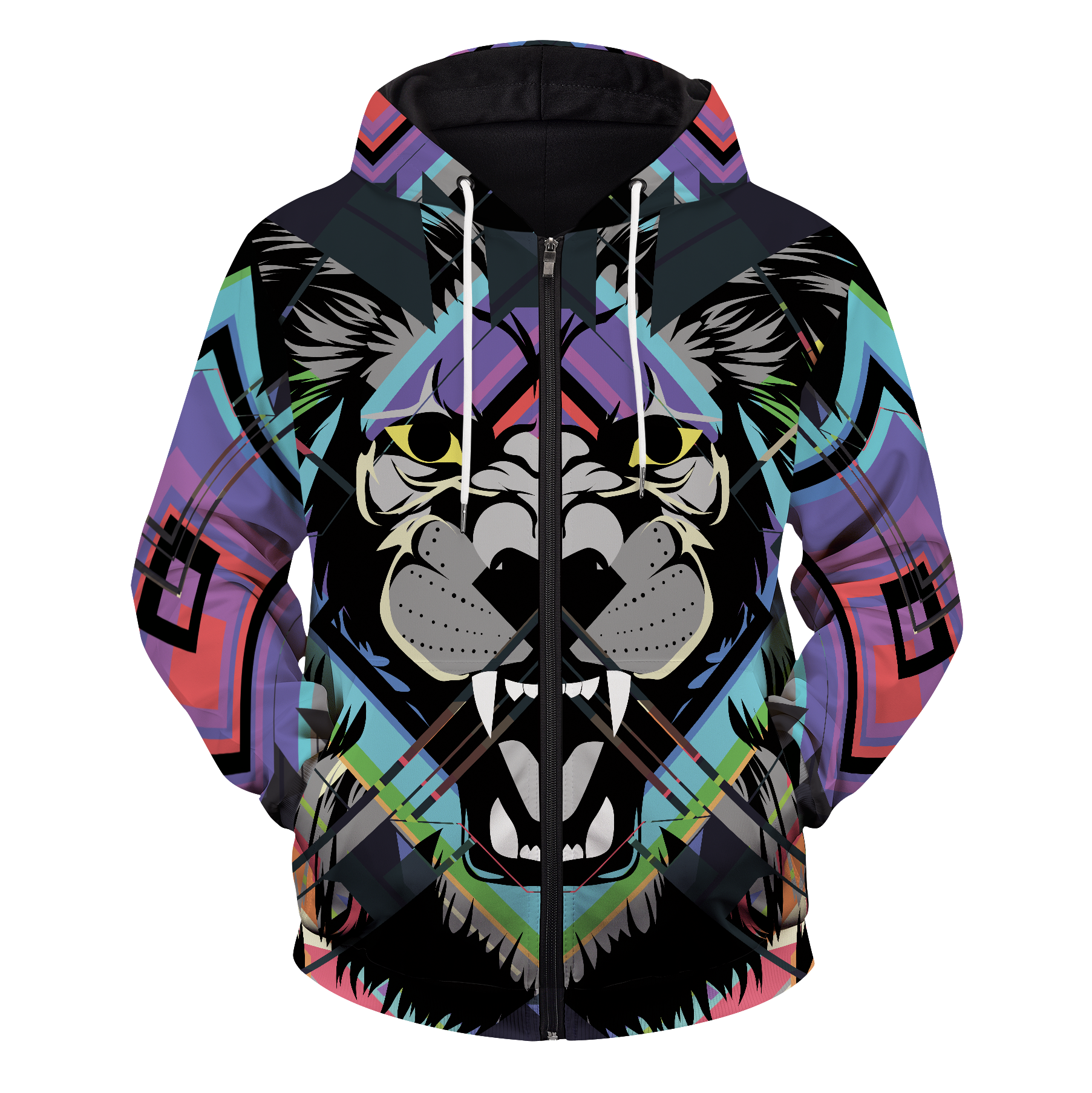 Sturdy as Diamond Unisex Zipped Hoodie