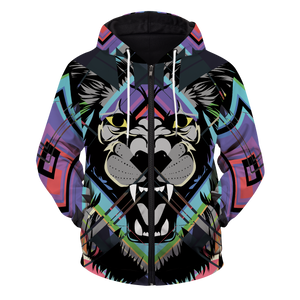 Sturdy as Diamond Unisex Zipped Hoodie