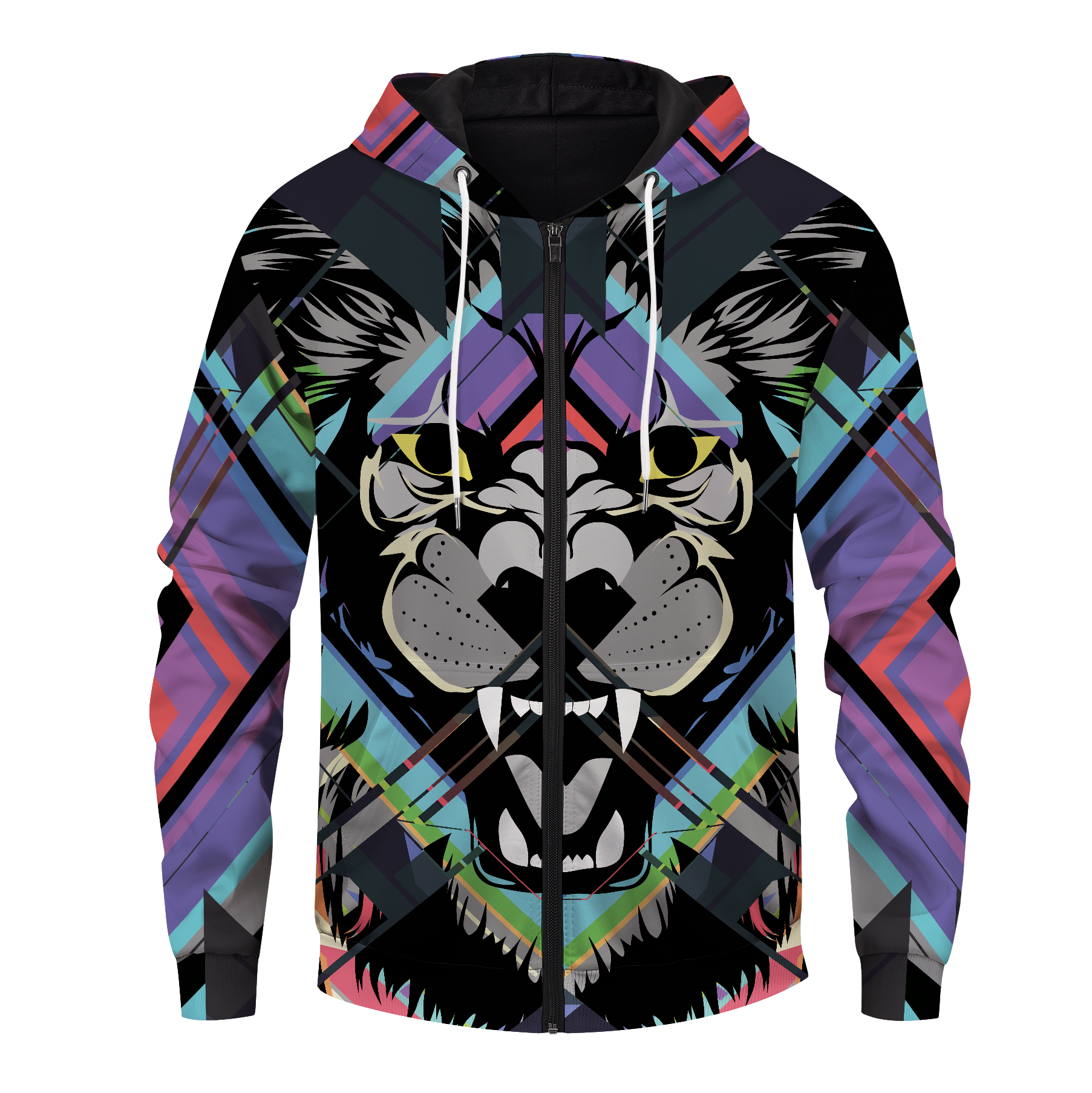 Sturdy as Diamond Unisex Zipped Hoodie