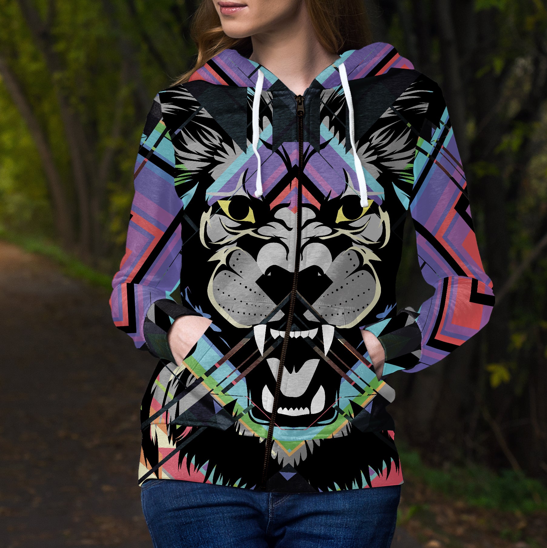 Sturdy as Diamond Unisex Zipped Hoodie