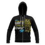 Owlright Unisex Zipped Hoodie Zip