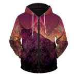 Wolf Dreamcatcher Unisex Zipped Hoodie