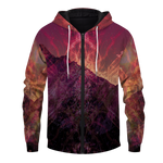 Wolf Dreamcatcher Unisex Zipped Hoodie
