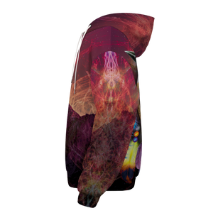 Wolf Dreamcatcher Unisex Zipped Hoodie
