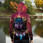 Wolf Dreamcatcher Unisex Zipped Hoodie