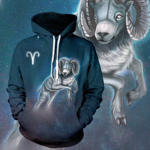 Skysurie | Aries Unisex Pullover Hoodie