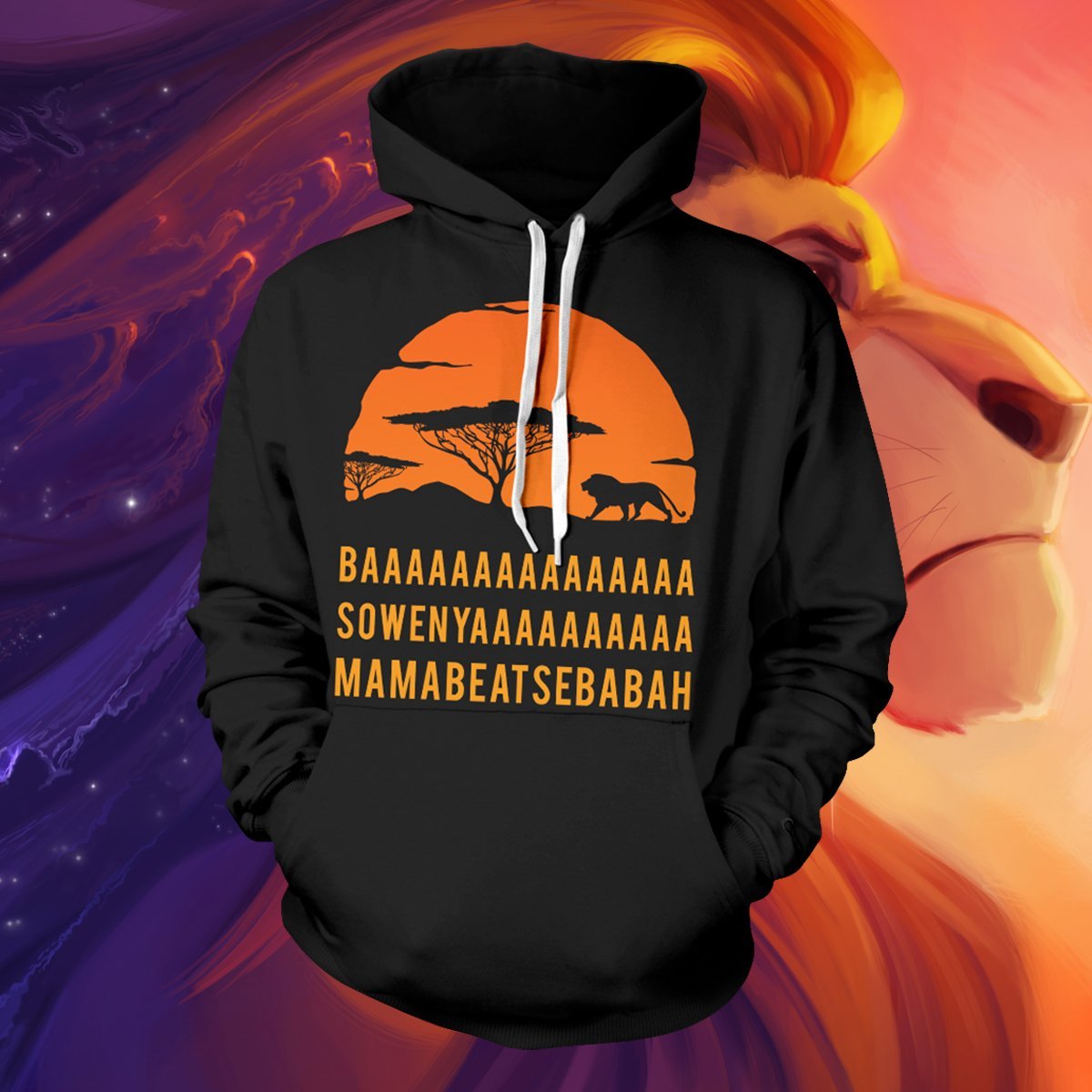 Baaa Sowenyaaa Unisex Pullover Hoodie S