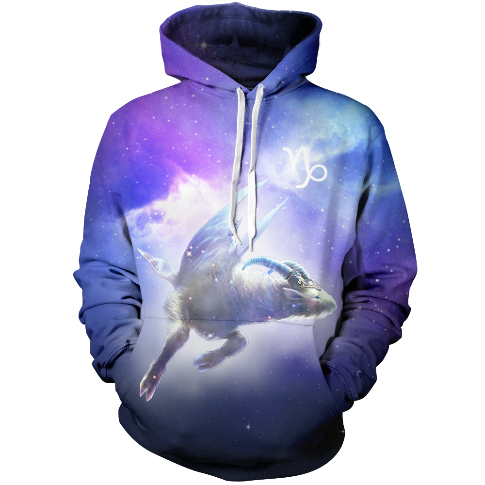 Capricorn Galaxy Unisex Pullover Hoodie M