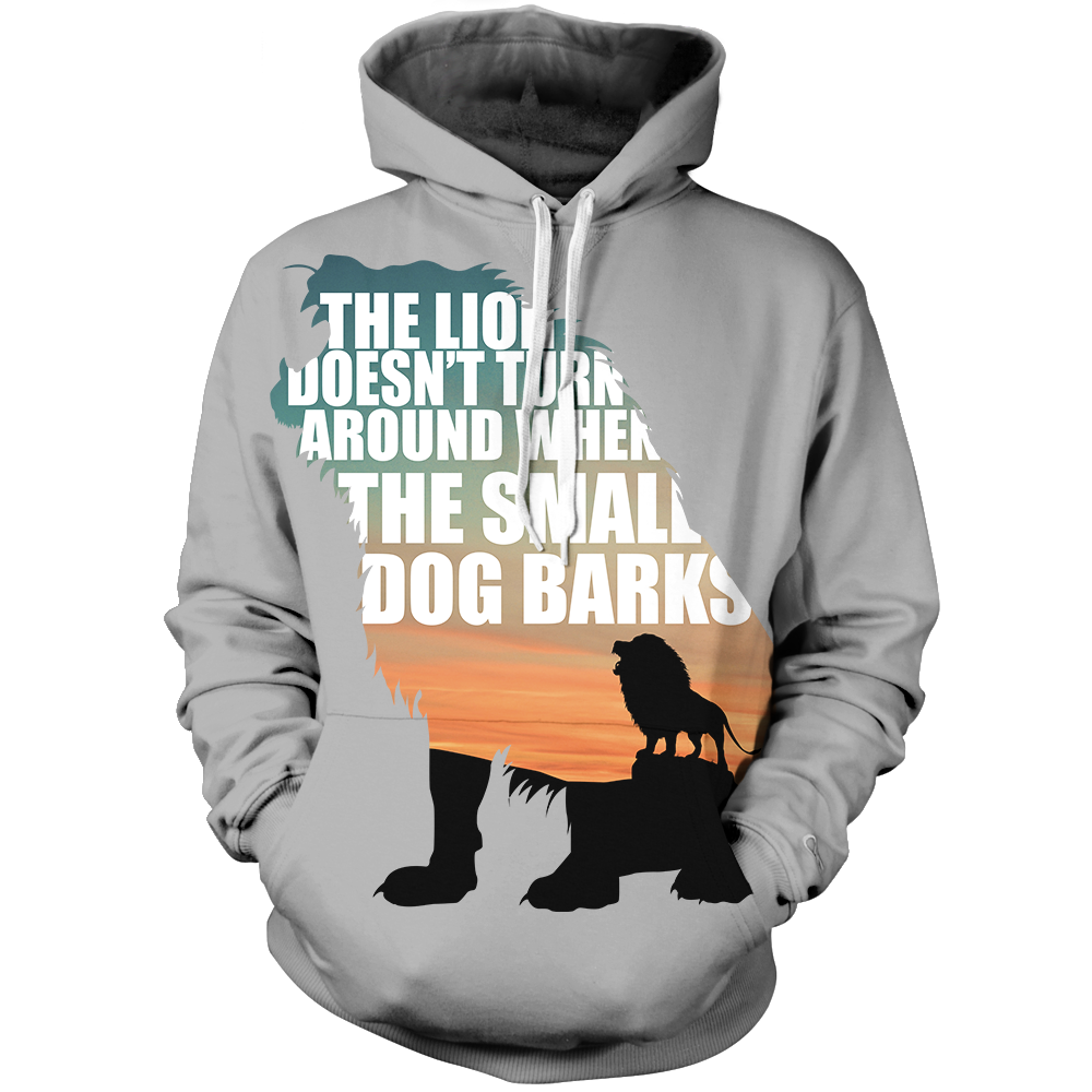 Small Dog Barks Unisex Pullover Hoodie M