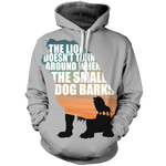 Small Dog Barks Unisex Pullover Hoodie M