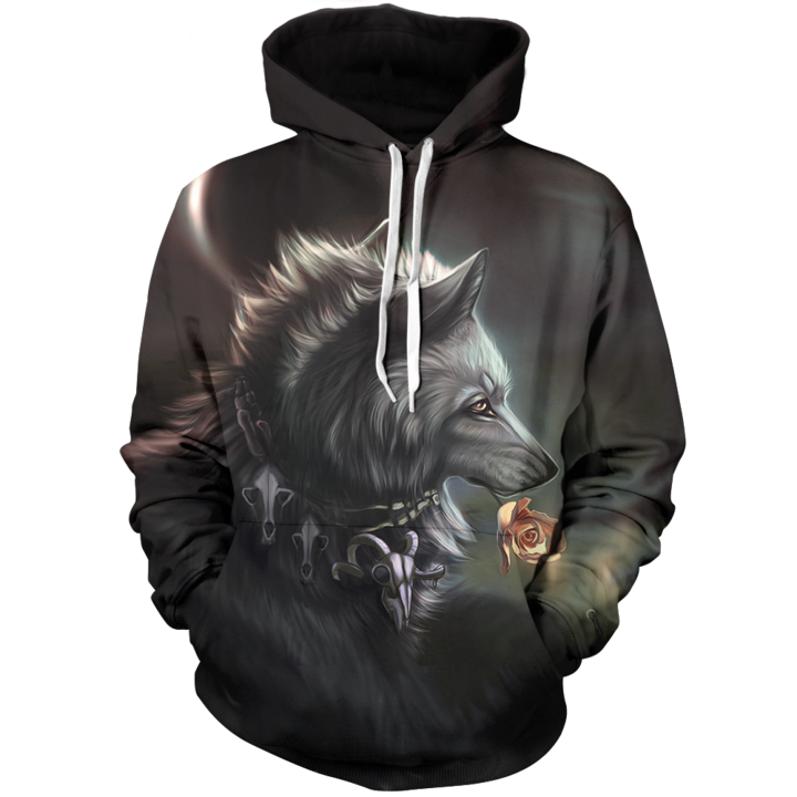 Dotd Wolf Unisex Pullover Hoodie M