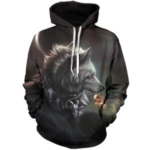 Dotd Wolf Unisex Pullover Hoodie M