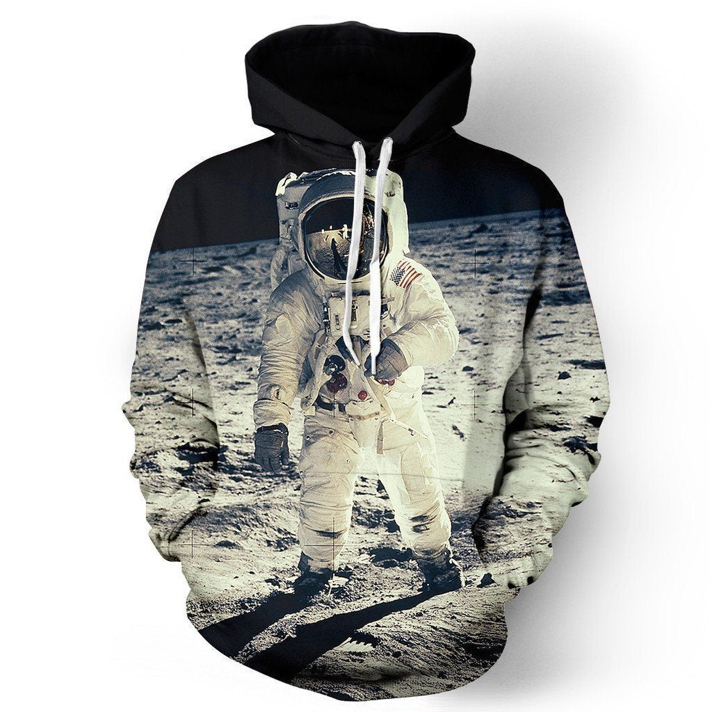 Astronaut In Space Unisex Pullover Hoodie M