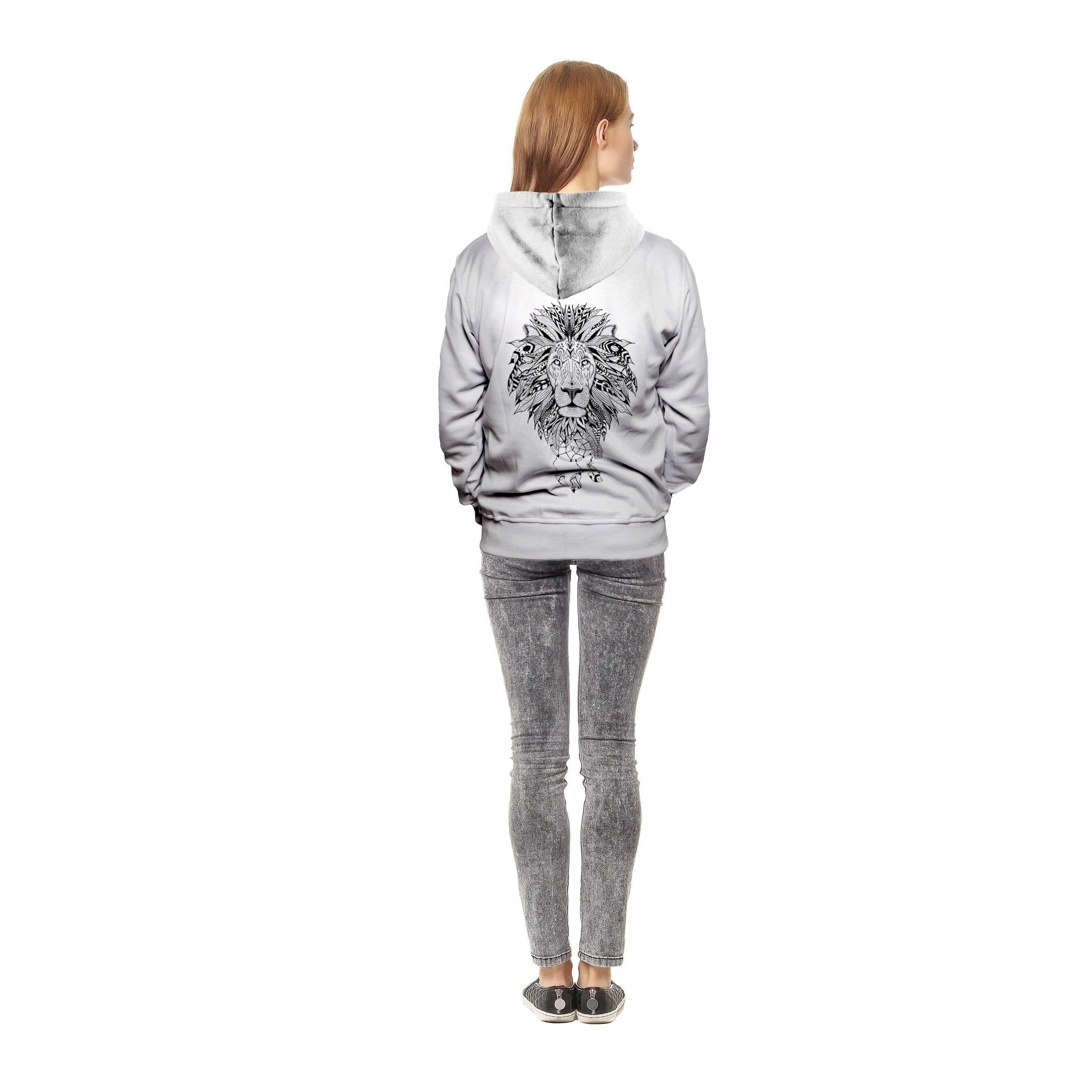 Aztec Lion Unisex Pullover Hoodie