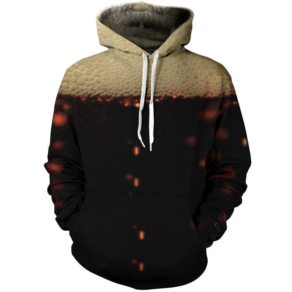 Black Beer Unisex Pullover Hoodie M