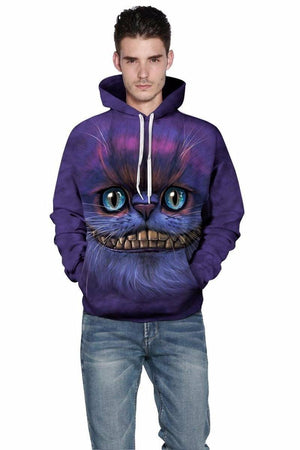 Cheshire Cat Unisex Pullover Hoodie