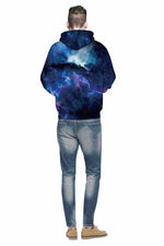 Dark Night Galaxy Unisex Pullover Hoodie