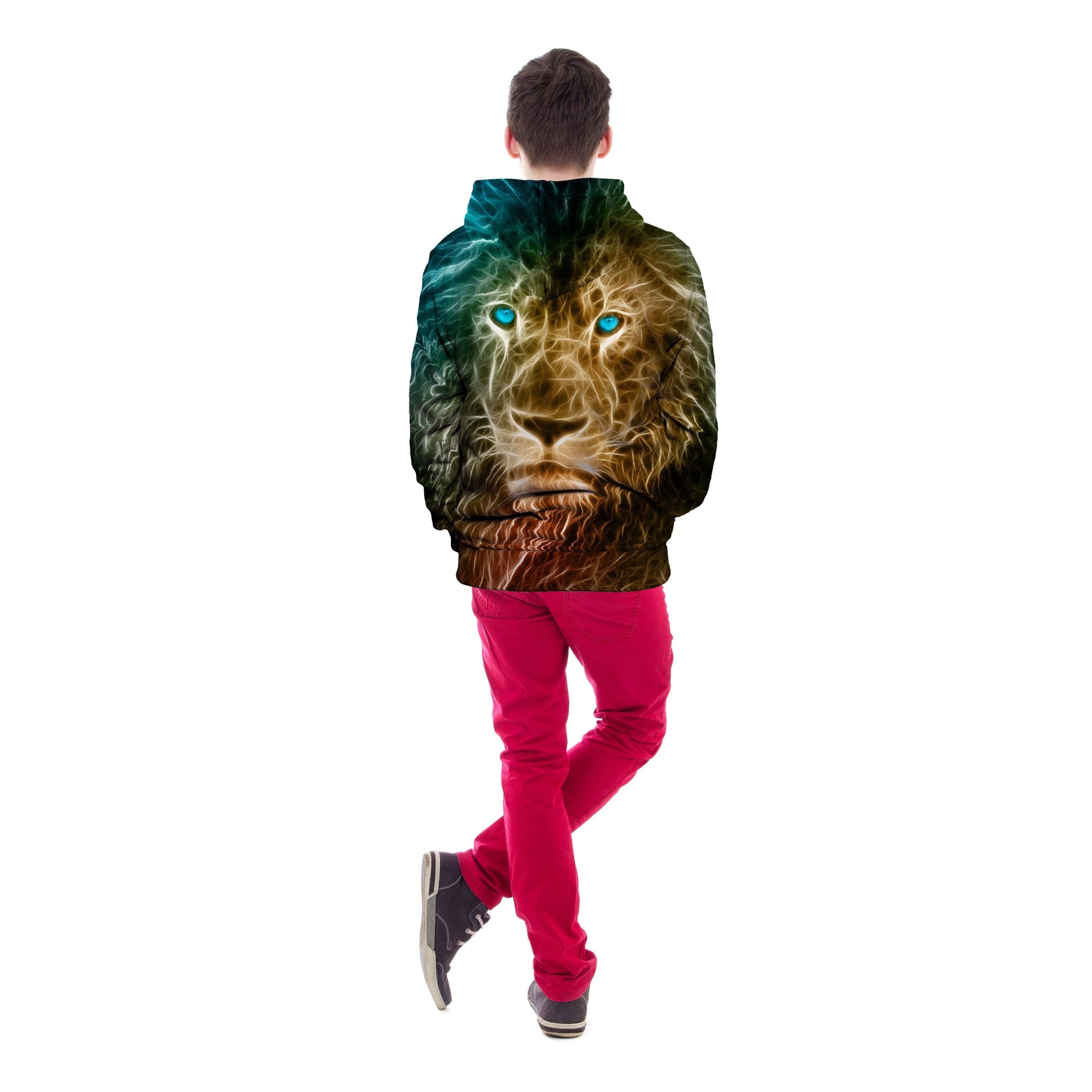 Digital Lion Unisex Pullover Hoodie